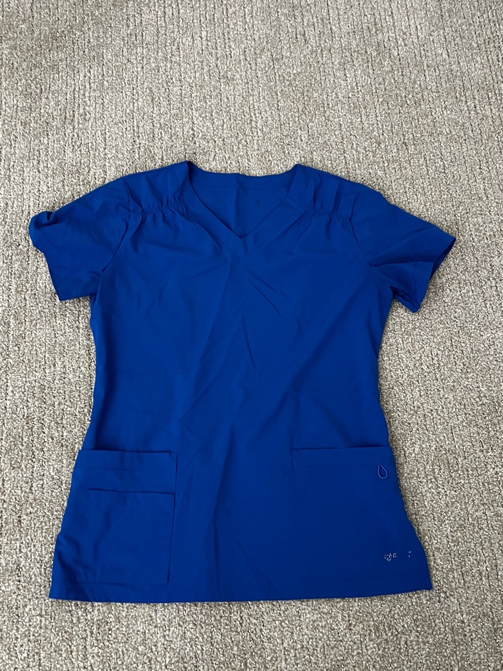 🌟Women’s V-Neck Medical Scrub Top - Cobalt Blue